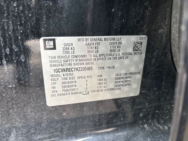 2017 Chevrolet Silverado 1500 LT LT2