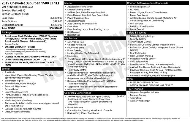 2019 Chevrolet Suburban LT