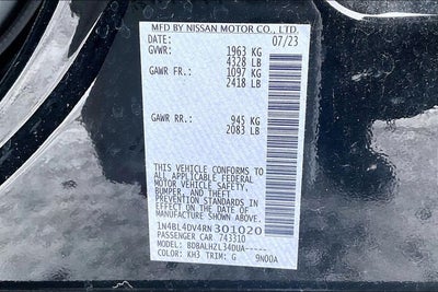 2024 Nissan Altima 2.5 SV