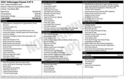 2021 Volkswagen Passat 2.0T S