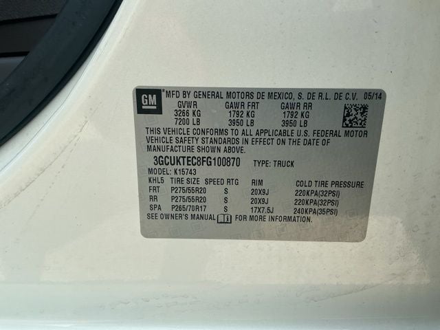 2015 Chevrolet Silverado 1500 High Country