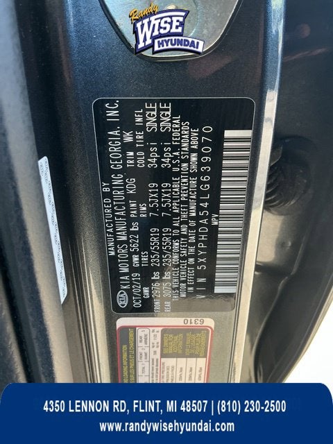 2020 Kia Sorento EX