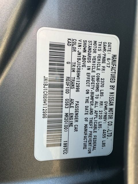 2017 Nissan Rogue Sport SL