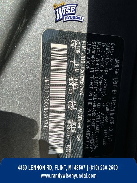2019 Nissan Rogue Sport S
