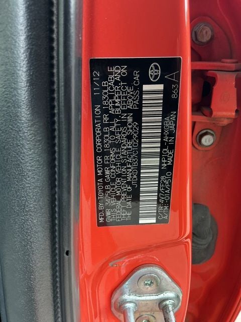 2012 Toyota Prius c Three
