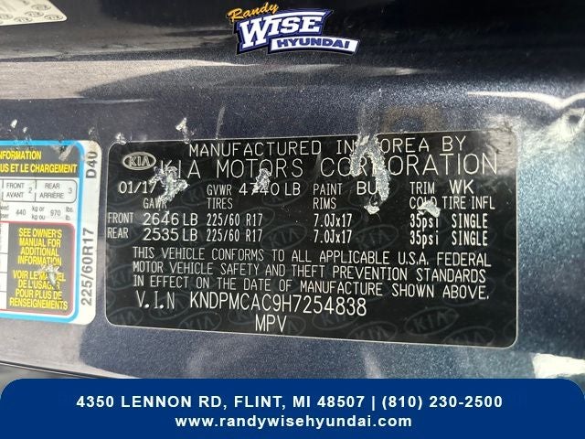 2017 Kia Sportage LX