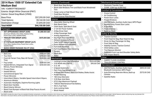 2014 RAM 1500 Tradesman