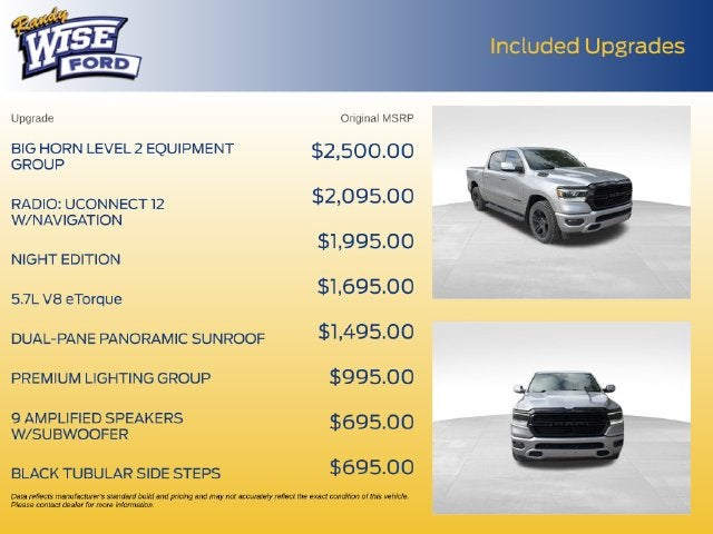 2020 RAM 1500 Big Horn/Lone Star V8