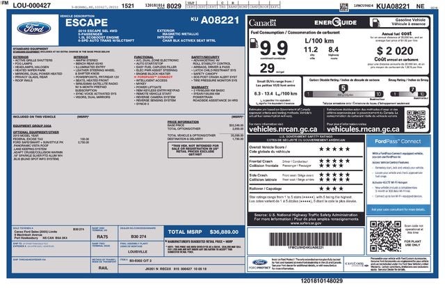 2019 Ford Escape SEL