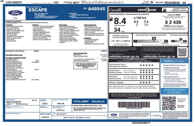 2024 Ford Escape ST-Line