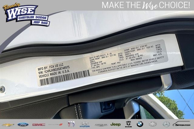 2025 Jeep Grand Cherokee GRAND CHEROKEE LIMITED 4X4