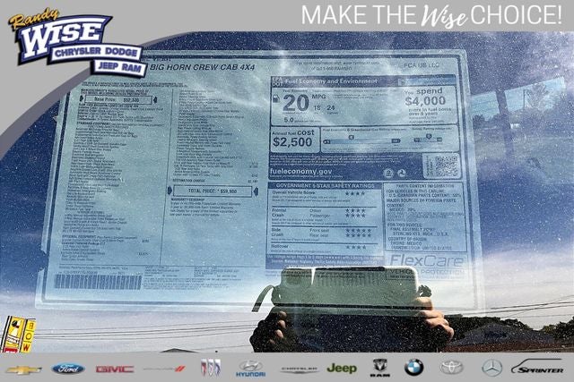 2026 RAM Ram 1500 RAM 1500 BIG HORN CREW CAB 4X4 5'7' BOX