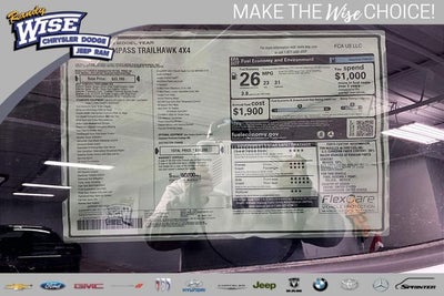 2026 Jeep Compass COMPASS TRAILHAWK 4X4