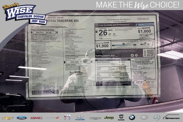 2026 Jeep Compass COMPASS TRAILHAWK 4X4