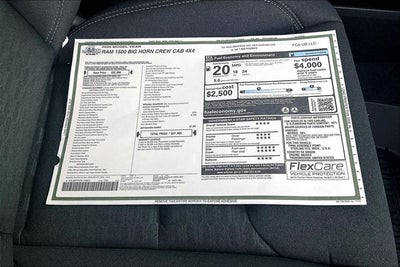 2026 RAM Ram 1500 RAM 1500 BIG HORN CREW CAB 4X4 5'7' BOX