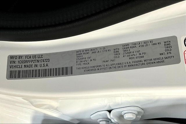 2026 RAM Ram 1500 RAM 1500 BIG HORN CREW CAB 4X4 5'7' BOX