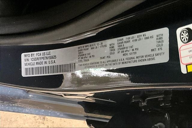 2026 RAM Ram 1500 RAM 1500 BIG HORN CREW CAB 4X4 5'7' BOX