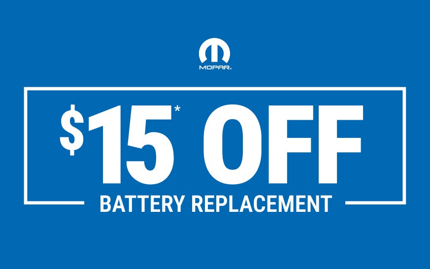 $15 Off Battery Replacement