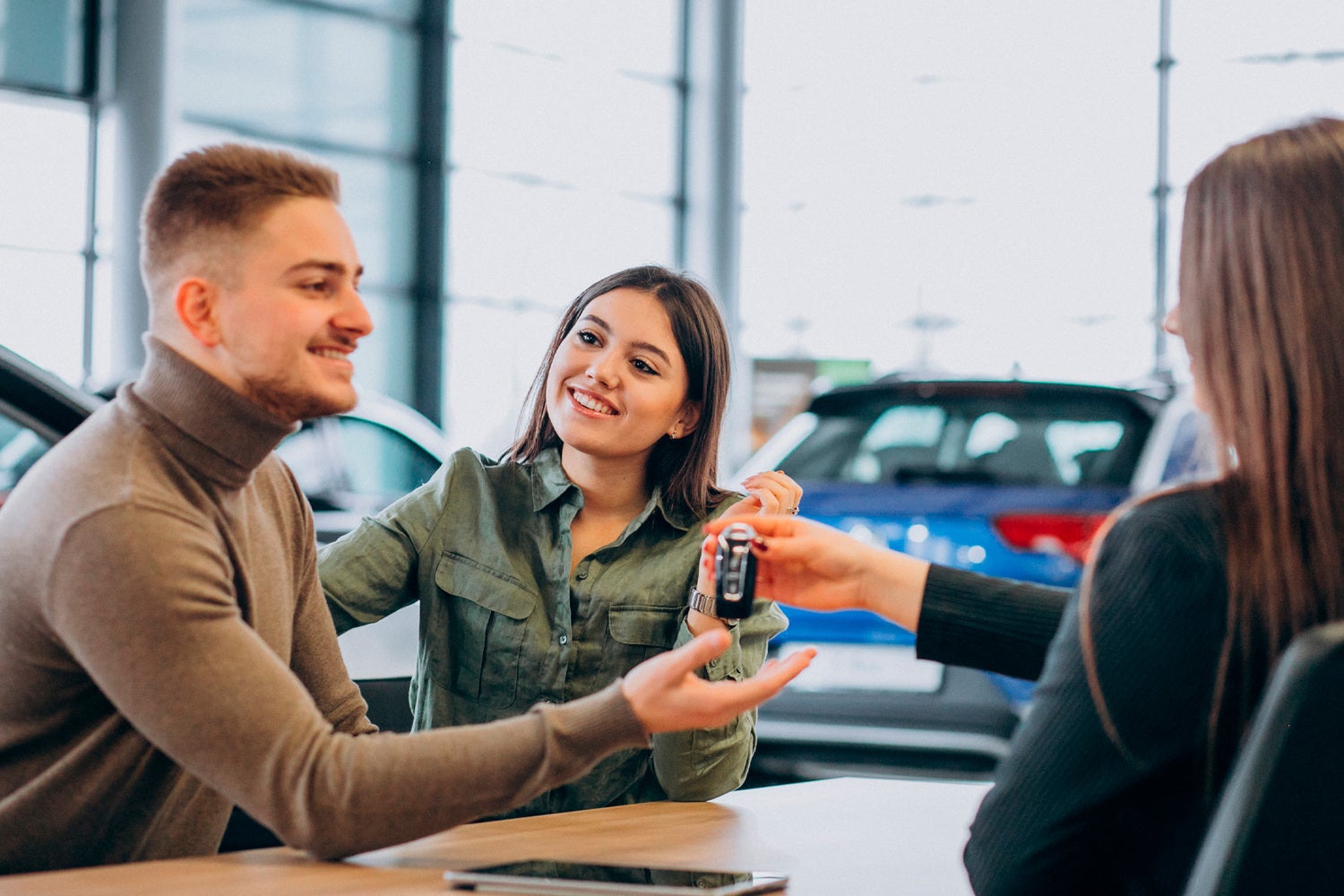 Couple Buying a Used Car for Sale near Clio MI